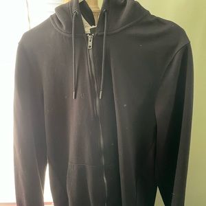 H&M Fleece zip-up hoodie- S